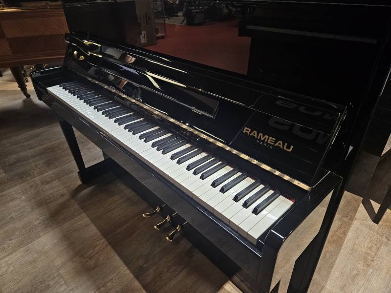 Piano droit d'expression Rameau modèle 114 noir laqué