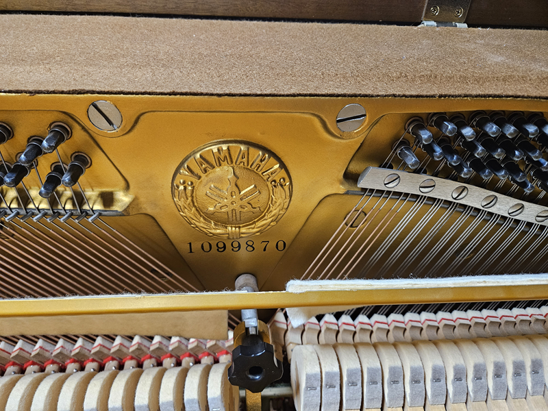 Numéro de série du piano droit Yamaha modèle M5J noyer d'occasion