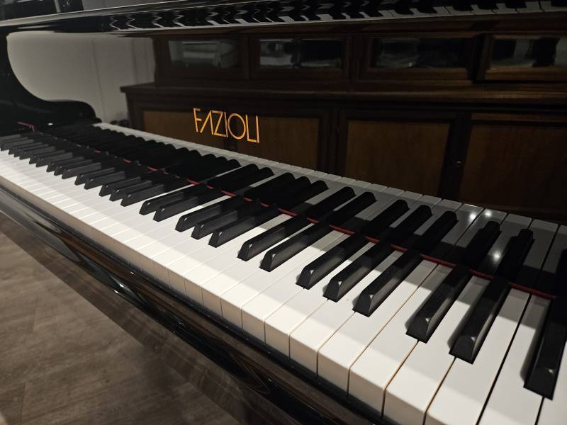 Clavier du piano à queue de concert Fazioli modèle F228 d’occasion