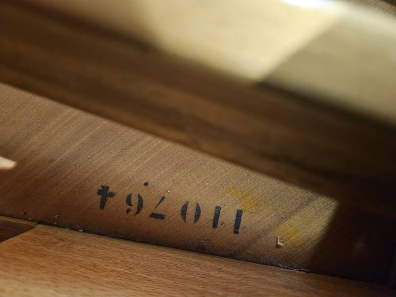  Numéro de série du piano à queue Erard modèle 180 Palissandre