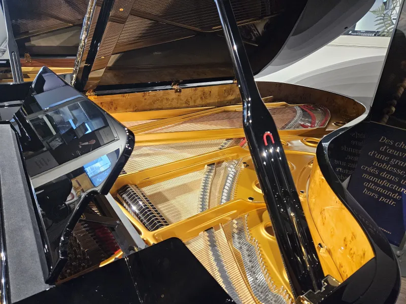 Mécanique du piano à queue Fazioli modèle F212 d'occasion