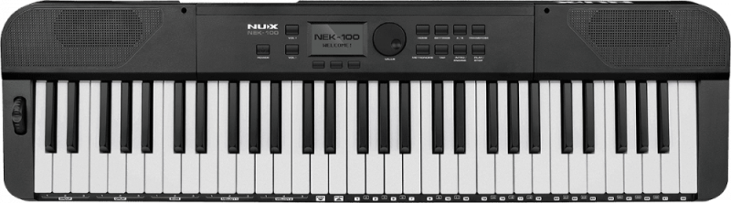 Piano numérique Nux modèle NEK 100 noir mat