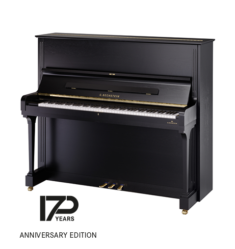 Piano droit C. Bechstein modèle Concert 6 finition noyer noir satiné