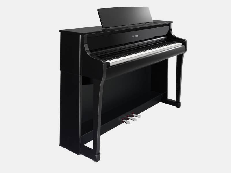 Piano numérique Yamaha Clavinova modèle CLP 875 noir satiné