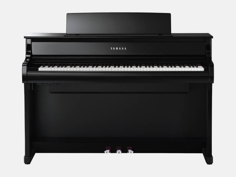 Piano numérique Yamaha Clavinova modèle CLP 875 noir brillant