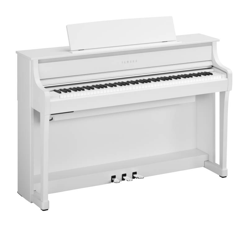 Piano numérique Yamaha Clavinova modèle CLP 875 blanc mat