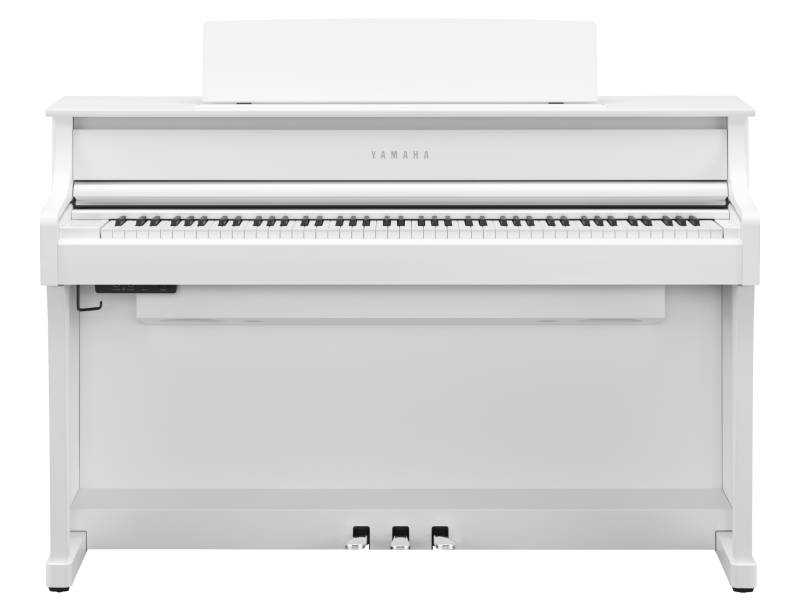 Piano numérique Yamaha Clavinova modèle CLP 875 blanc satiné