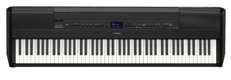 Piano numérique Yamaha modèle P525 vue du dessous