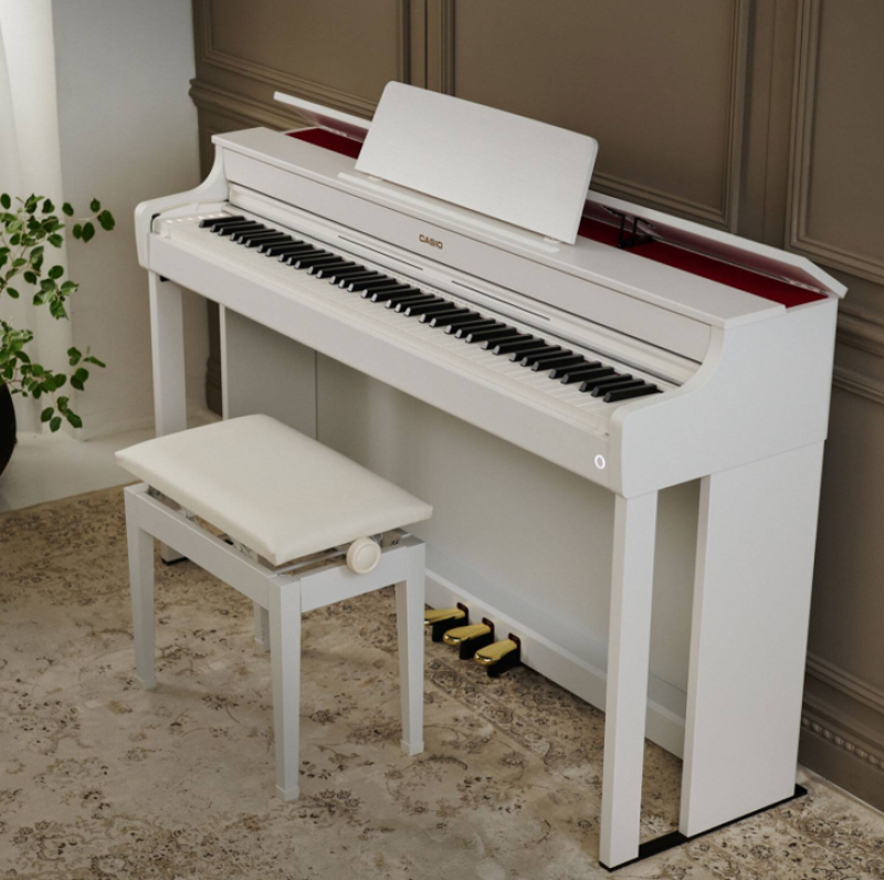 Piano numérique meublé Casio modèle AP-300 blanc mat à Montpellier