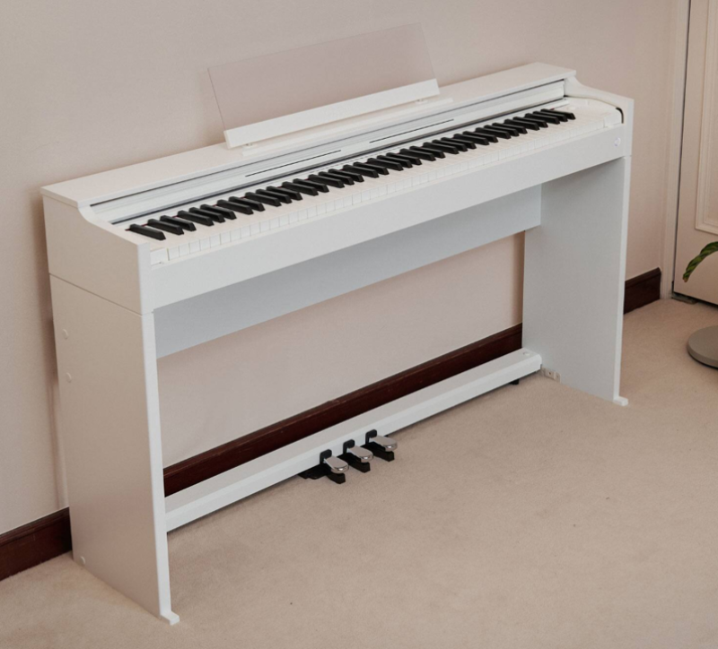 Piano numérique meublé Casio modèle AP-S200 en finition blanc mat