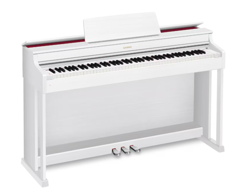 Piano numérique meublé Casio modèle AP 470 blanc mat