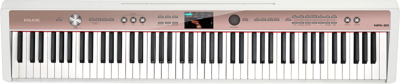 Piano portable Nux NPK-20 blanc