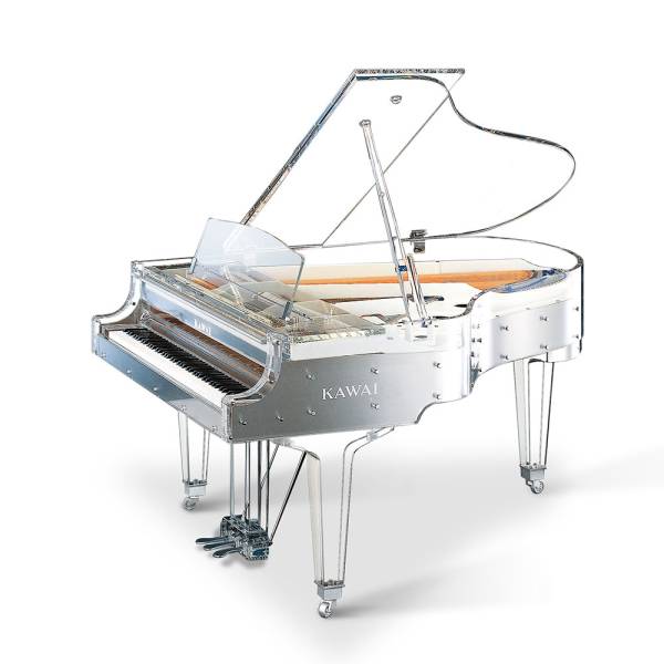 Piano à queue Kawai modèle CR45 en Plexiglass