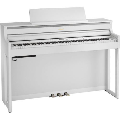 Piano numérique Roland modèle HP704 en finition blanc mat