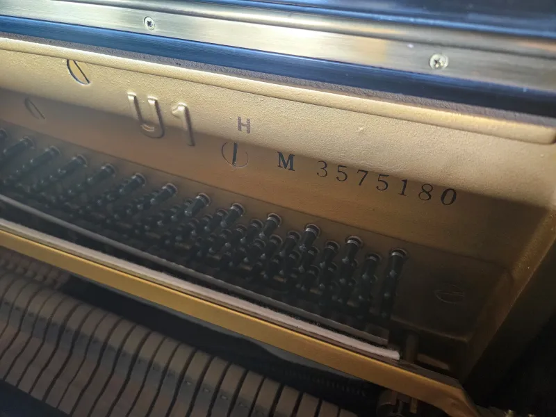 Numéro de série du piano Yamaha modèle U1 d'occasion