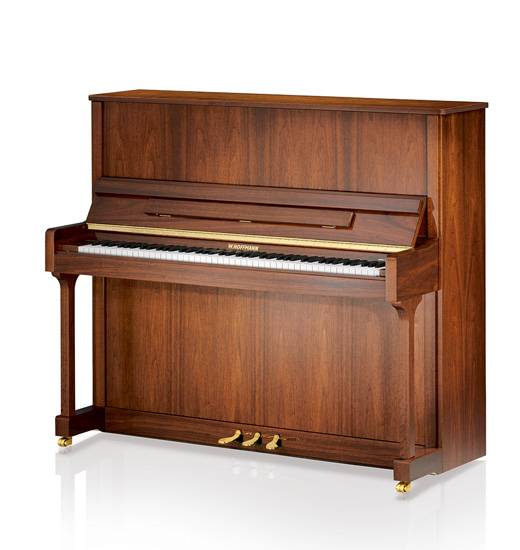 Piano droit W. Hoffmann modèle 128 Tradition en finition noyer