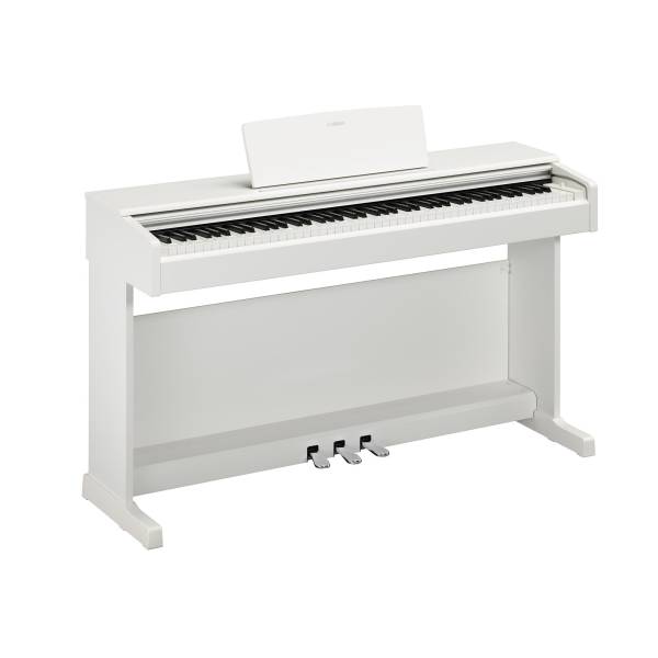 Piano numérique meublé Yamaha Arius modèle YDP 145 en finition blanc mat