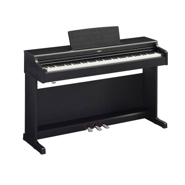 Piano numérique meublé Yamaha Arius modèle YDP 165 en finition noir mat