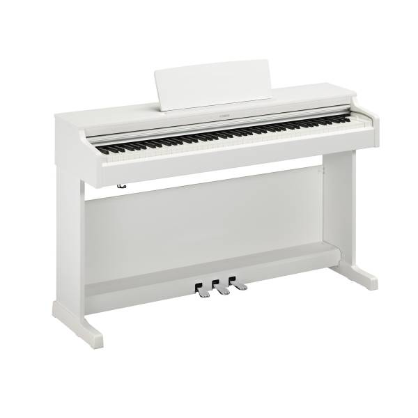 Piano numérique meublé Yamaha Arius modèle YDP 165 en finition blanc mat