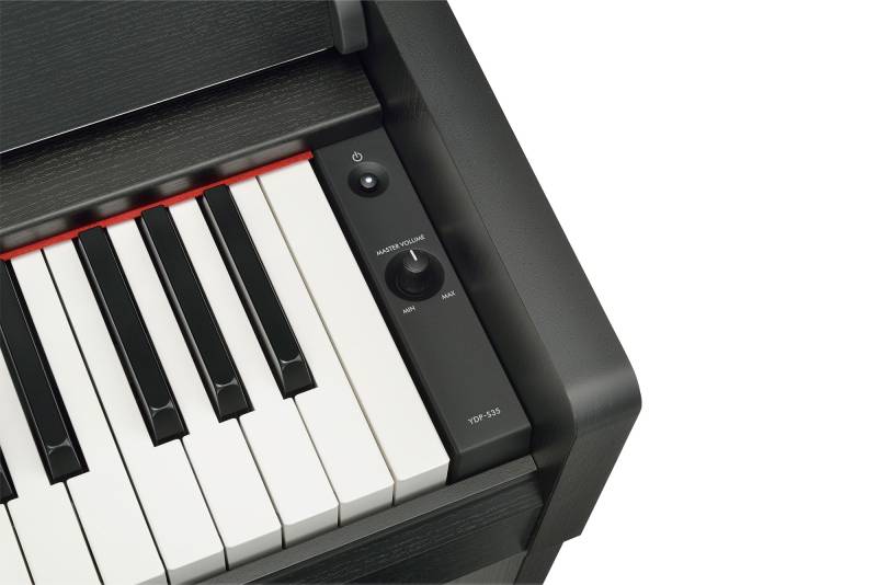 Commandes du piano numérique meublé Yamaha Arius modèle YDP S35