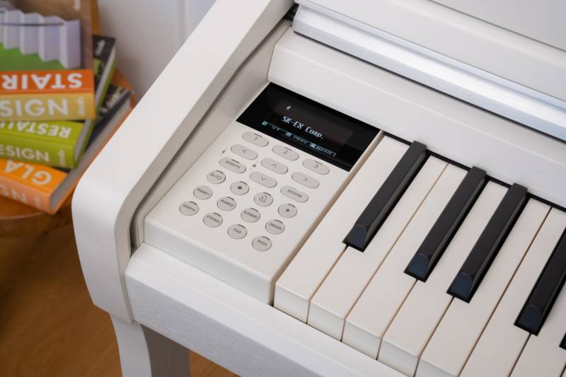 Commandes du piano numérique meublé Kawai modèle CA501
