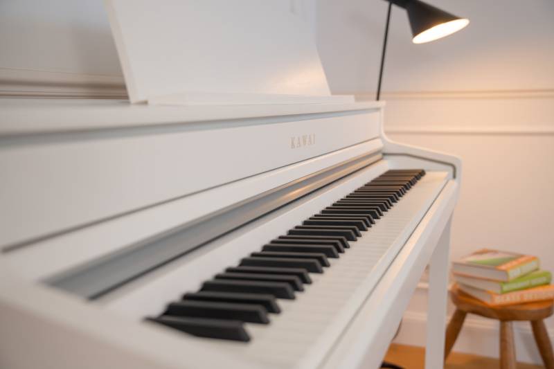 Clavier du piano numérique meublé Kawai modèle CA501