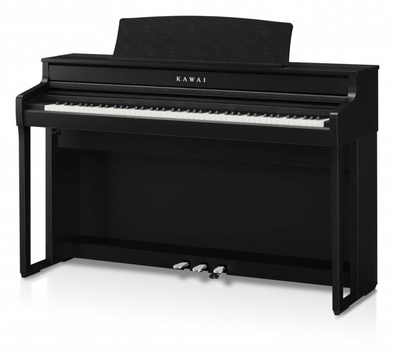 Piano numérique meublé Kawai modèle CA501 en finition noir mat