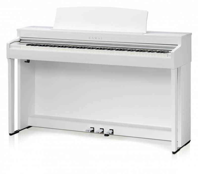 Piano numérique meublé Kawai modèle CN301 blanc mat