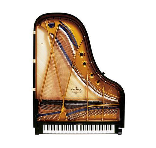 Mécanique du piano à queue C. Bechstein modèle B212