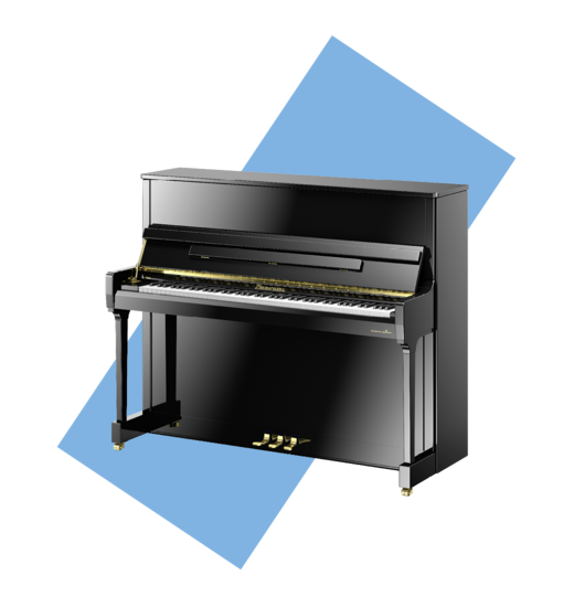 Piano droit Zimmermann modèle Studio S4 neuf blanc brillant