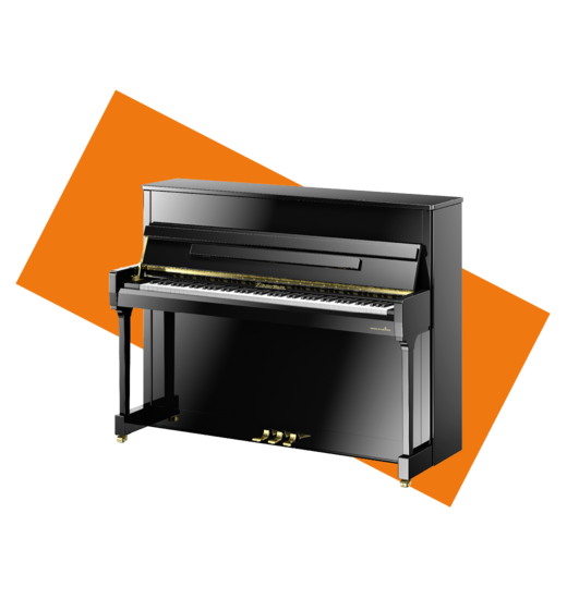 Piano droit Zimmermann modèle S2 neuf noir brillant