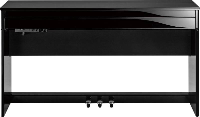 Piano numérique Roland modèle DP603 noir brillant fermé
