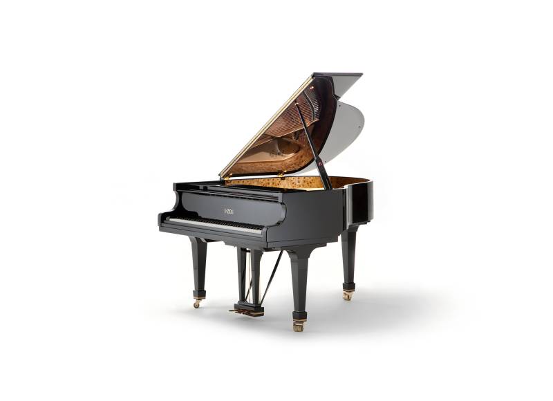 Piano à queue Fazioli modèle F156 finition noir brillant
