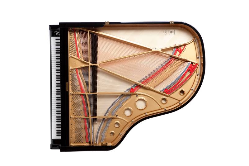 Mécanique du piano à queue Fazioli modèle F183