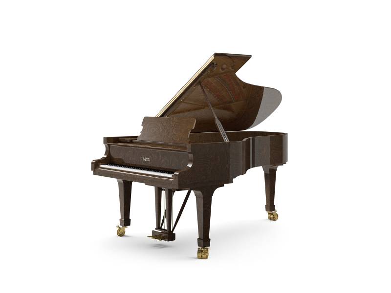 Piano à queue Fazioli modèle F228 neuf finition Tamo