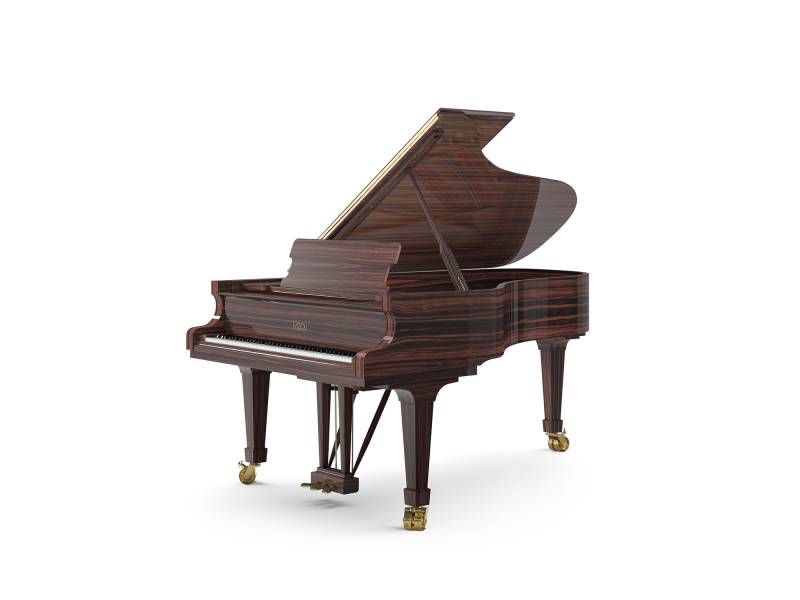 Piano à queue Fazioli modèle F228 neuf finition Macassar