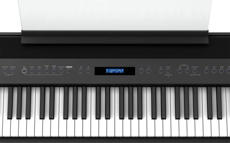Ecran et boutons du piano numérique portable Roland modèle FP 60X