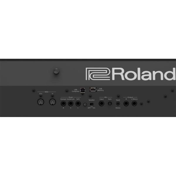 Connectique du piano numérique Roland modèle FP 90X