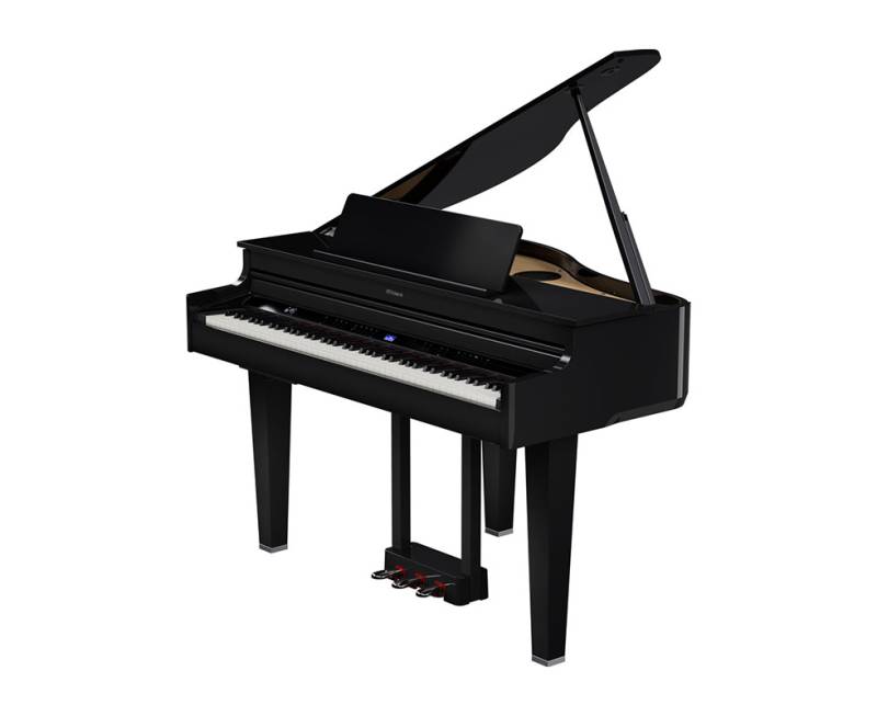 Piano numérique meublé Roland modèle GP-6 noir brillant