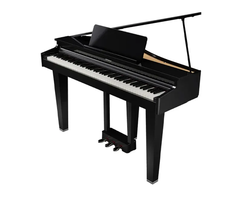 Piano numérique meublé Roland modèle GP-3 noir brillant