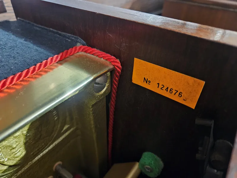 Numéro de série du piano droit Seiler modèle 118 d'occasion