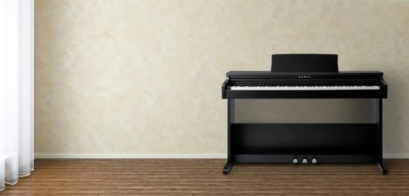 Piano numérique Kawai modèle KDP 75 en finition noire mat