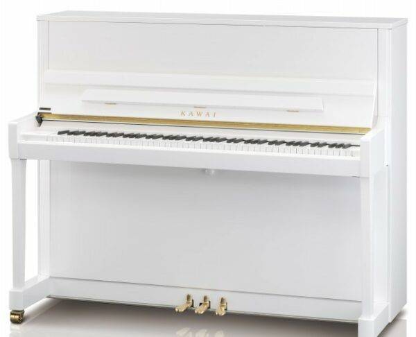 Piano droit Kawai modèle K400 neuf blanc brillant