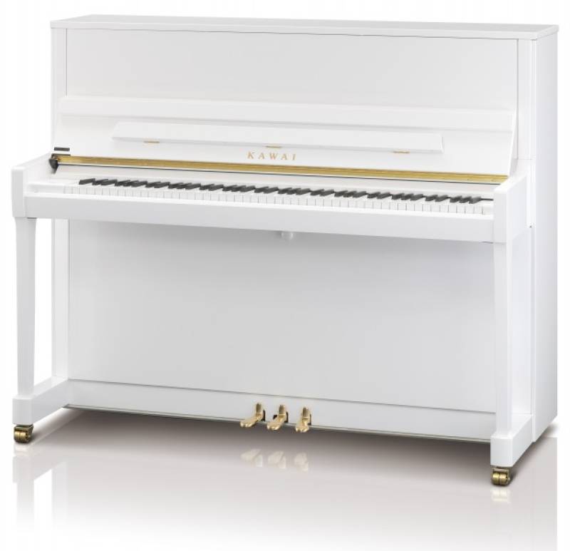 Piano droit Kawai modèle K300 neuf blanc brillant