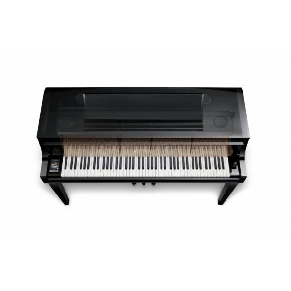 Vue du dessus piano numérique hybride Kawai modèle Novus NV10S