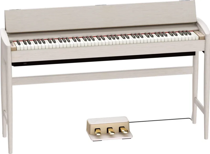 Piano numérique meublé Roland modèle Kiyola KF-20 blanc