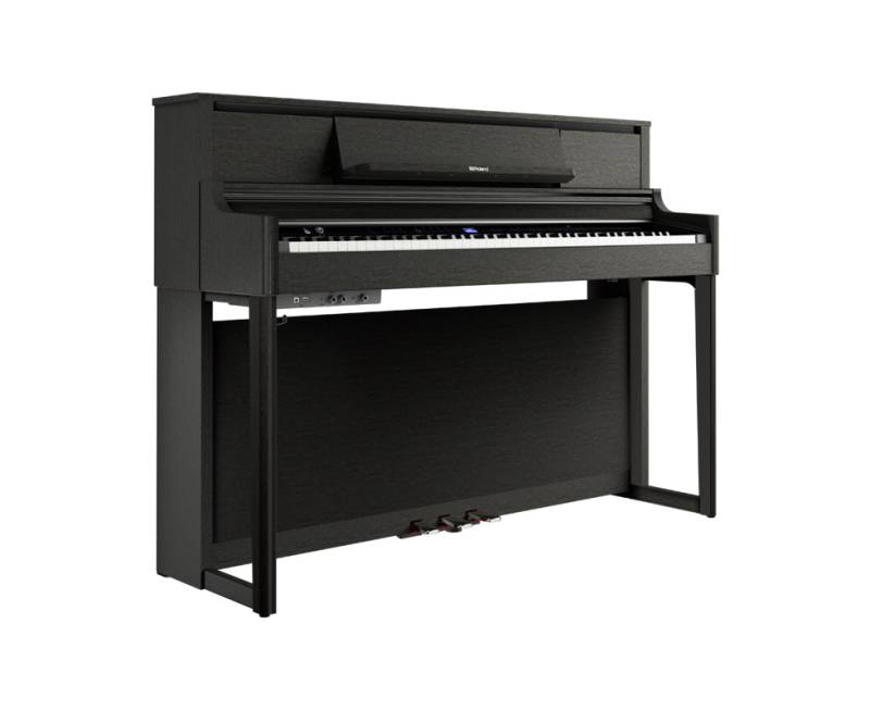 Piano numérique Roland modèle LX-5 en finition noir satiné