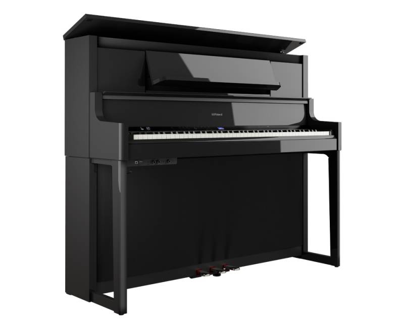 Piano numérique meublé Roland modèle LX-9 à Montpellier en finition noir brillant