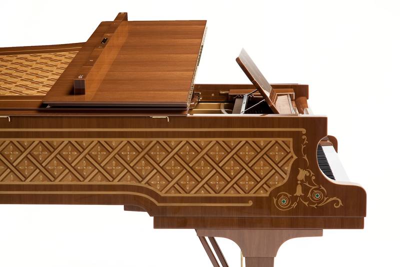 Piano à queue Fazioli modèle Malachite