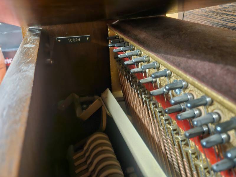 Numéro de série du piano droit d'occasion Rameau
